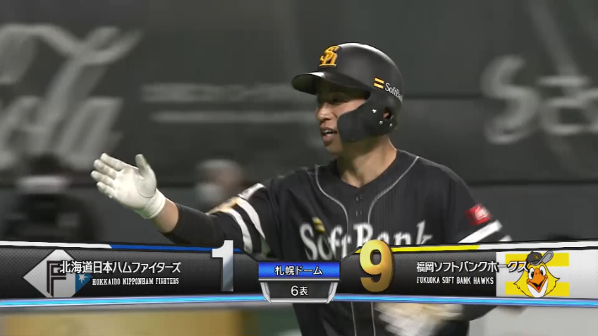 6回表・H野村勇 キャリア初!! マルチホームランを放つ!!