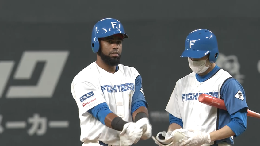 6回裏・Fアルカンタラ 本日2本目!! センターへのタイムリー2ベースヒットを放つ!!