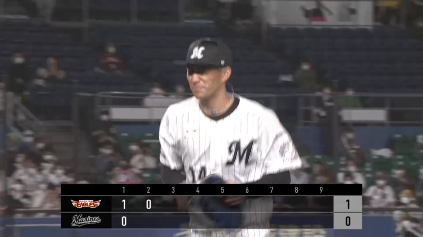 2回表・M小島和哉 大きな変化球で三振を奪いピンチ脱出!!