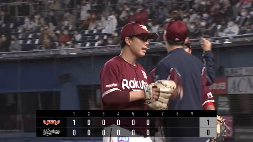 6回裏・E藤井聖 プロ初登板を6回4安打無四球無失点の好投で終える!!