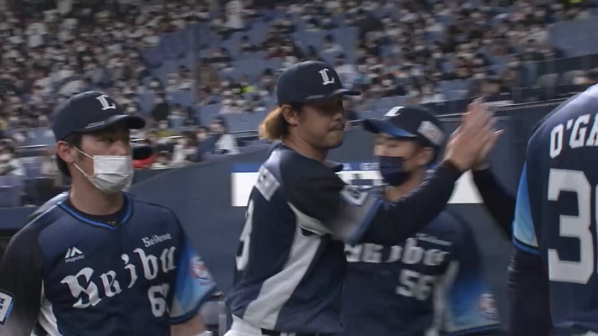 8回裏・L高橋光成 8回3安打無失点の素晴らしい投球を見せる!!