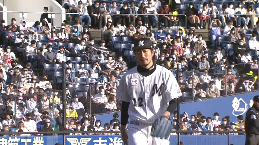 7回表・M石川歩 7回まで3失点に抑える力投を披露!!