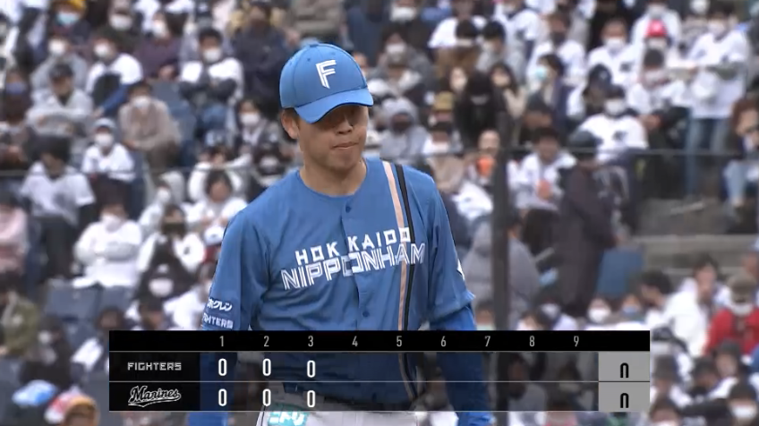 3回裏・F杉浦稔大 3球勝負!! こちらも負けじと見逃し三振を奪う!!