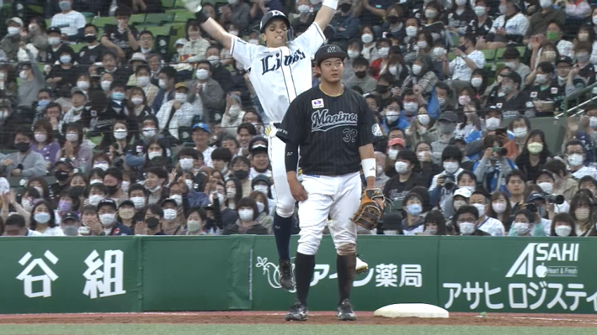 3回裏・L山田遥楓 レフトへのタイムリーヒットで貴重な追加点!!