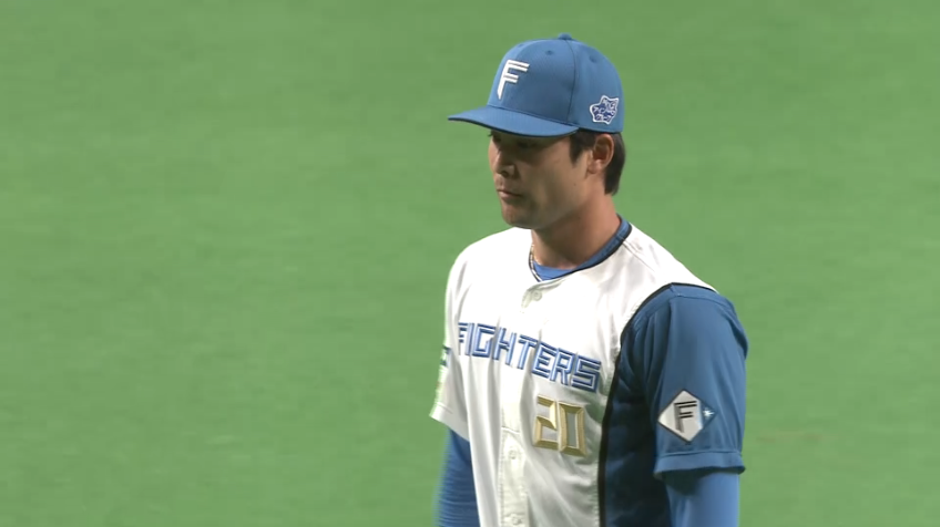 6回表・F上原健太 1イニングを2奪三振無失点に抑える好リリーフ!!