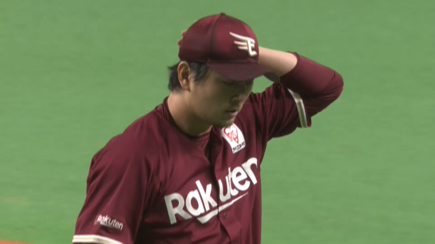 6回裏・E涌井秀章 流石の投球!! ノーアウト3塁のピンチを背負うも、無失点に抑える!!