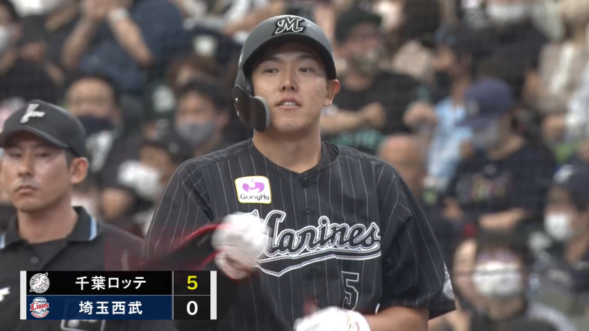 1回表・M安田尚憲 打線爆発!! 初回から5連打の猛攻で点差を広げる!!