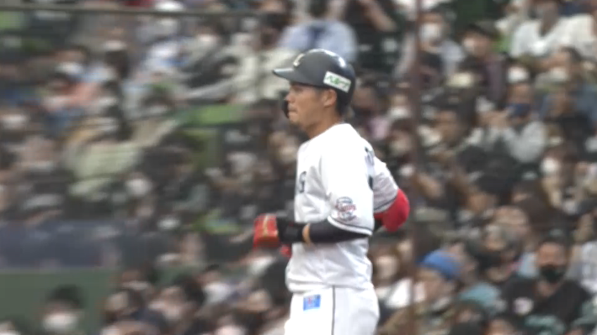 2回裏・L高木渉 今シーズン初安打を放つ!!