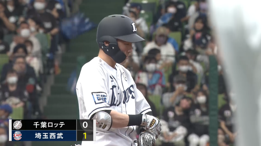 3回裏・L源田壮亮 俊足コンビで先制に成功!! ライトへのタイムリーヒット!!