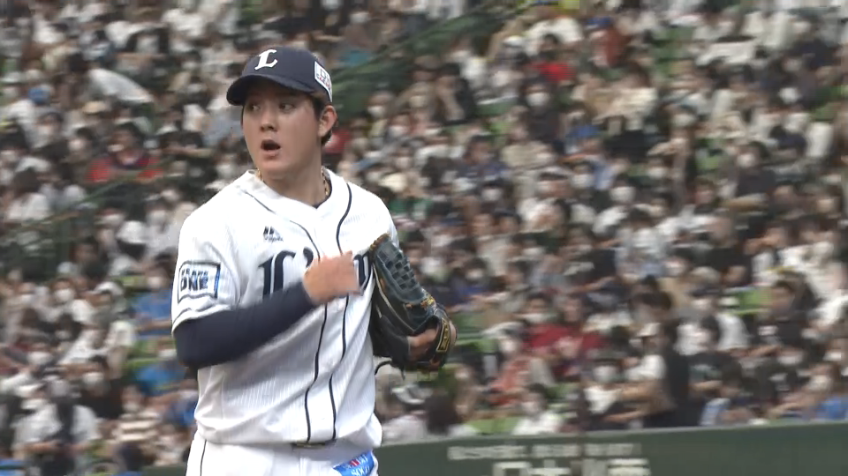 5回表・L與座海人 変幻自在の投球!! 5回無失点の好投で勝ち投手の権利を得る!!