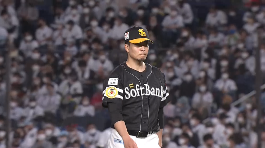 2回裏・H千賀滉大 この回のアウトをすべて三振で奪う!!