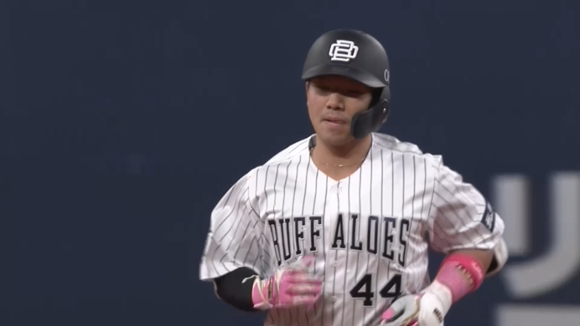 2回裏・B頓宮裕真 先制のソロホームランを放つ!!