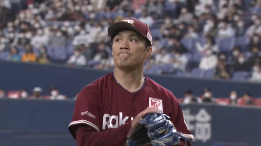 7回裏・E則本昂大 7回101球3安打1失点の好投を見せる!!