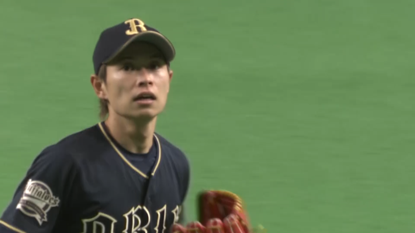 7回裏・B山岡泰輔 9つ目の三振で3者凡退に抑える!!