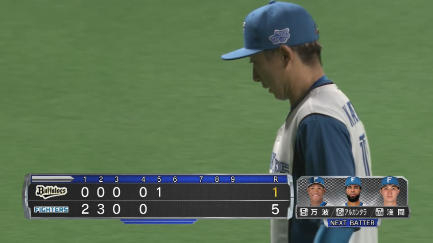 5回表・F金子千尋 2年ぶり白星の権利!! 5回を1失点に抑える好投!!