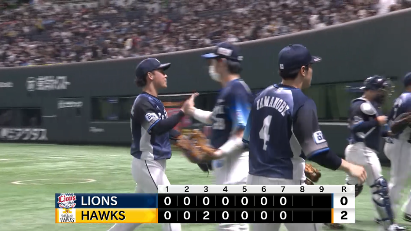 7回裏・L水上由伸 満塁のピンチを迎えるも切り抜ける!!