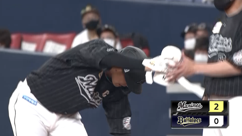 3回表・M中村奨吾 ライトへタイムリーヒットを放ち追加点を挙げる!!