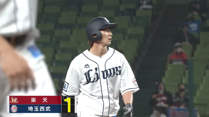 2回裏・L金子侑司 レフト前へのタイムリーヒットで先制!!