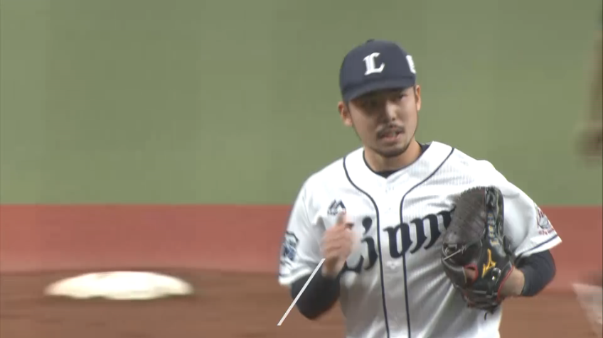 6回表・L本田圭佑 2アウトランナー1,2塁のピンチを切り抜けるピッチング!!