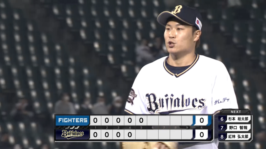 5回表・B阿部翔太 緊急登板も見事なピッチングを披露する!!