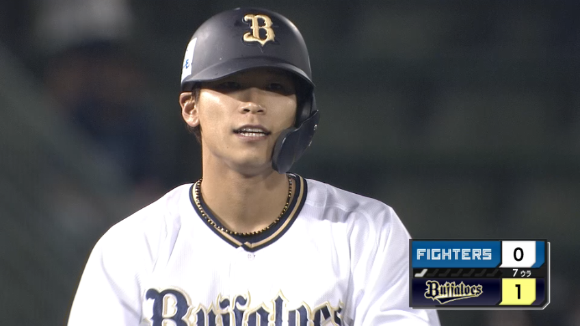 7回裏・B中川圭太 均衡を破るタイムリー3ベースヒット!!