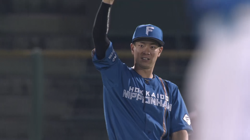 7回裏・F松本剛 反応よく見事なダイビングキャッチ!!