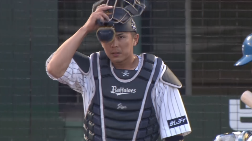 3回表・B若月健矢 見事な盗塁阻止!!