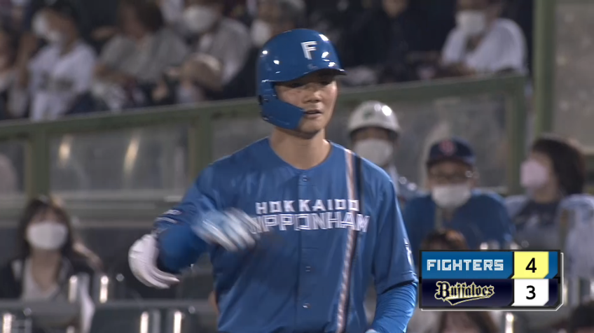 6回表・F清宮幸太郎 勝ち越しのタイムリーヒット!!