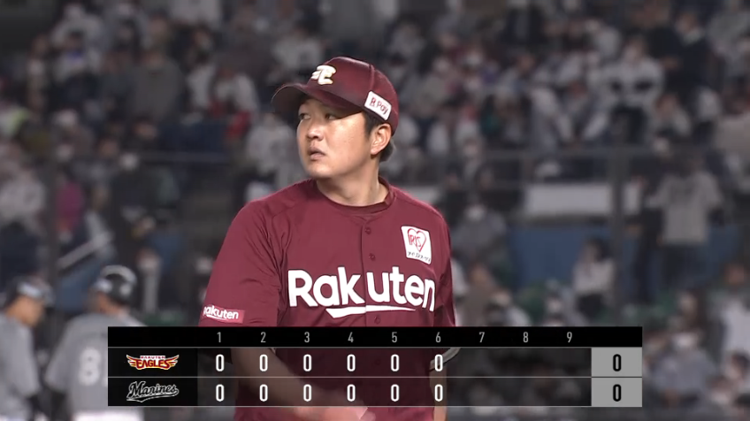 6回裏・E石橋良太 4回途中から緊急登板も6回まで無安打無失点に抑える好リリーフを見せる!!