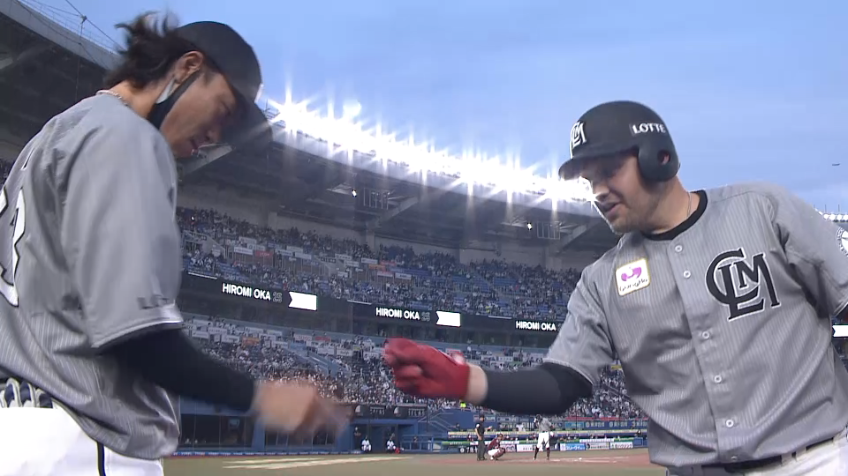 2回裏・Mレアード 先制のソロホームランを放つ!!