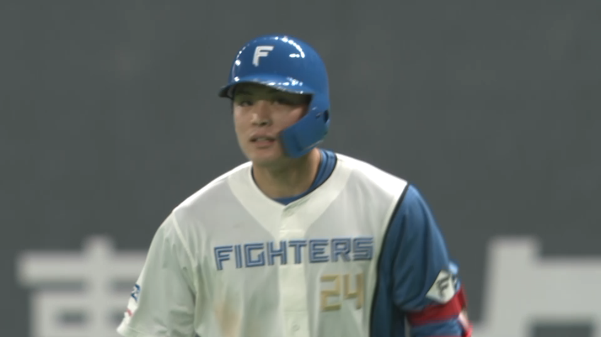 8回裏・F野村佑希 止まらない4番!! 本日4安打目!!