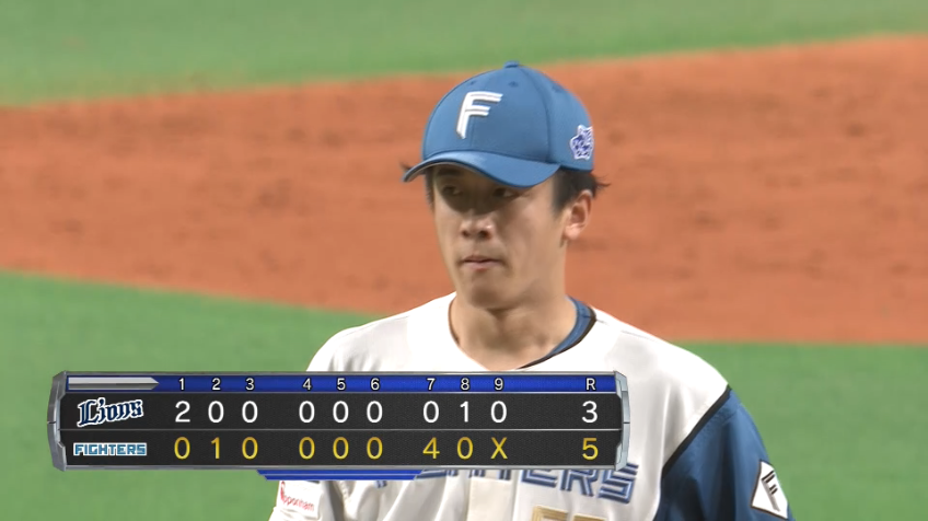 9回表・F北山亘基 打者3人で最終イニングをきっちり締める!!