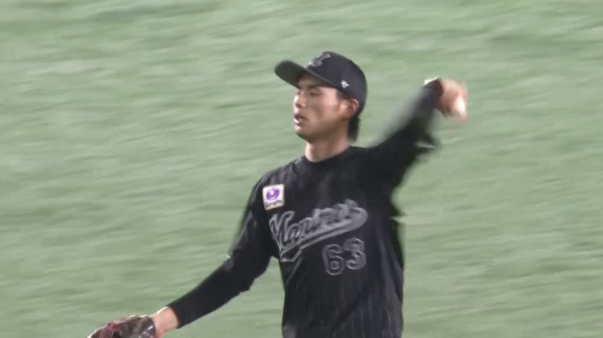 8回裏・M和田康士朗 大ファインプレー!! 持ち味の俊足を生かしたスライディングキャッチ!!