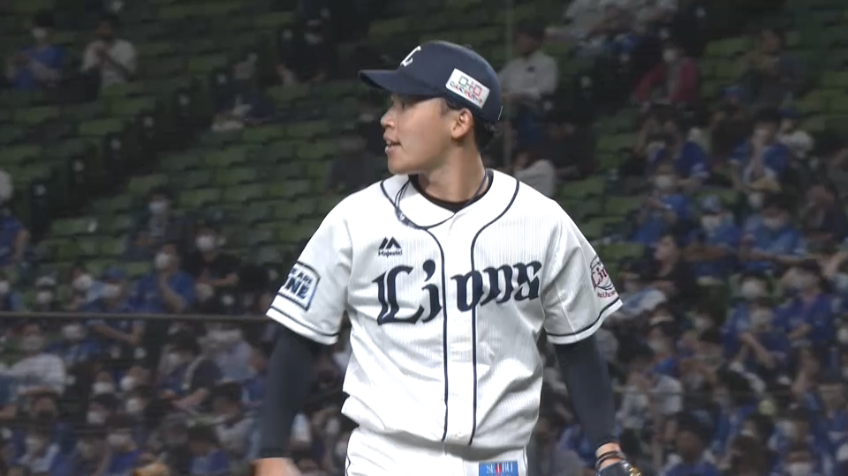 8回表・L水上由伸 2者連続三振!! 3者凡退に切る好リリーフ!!
