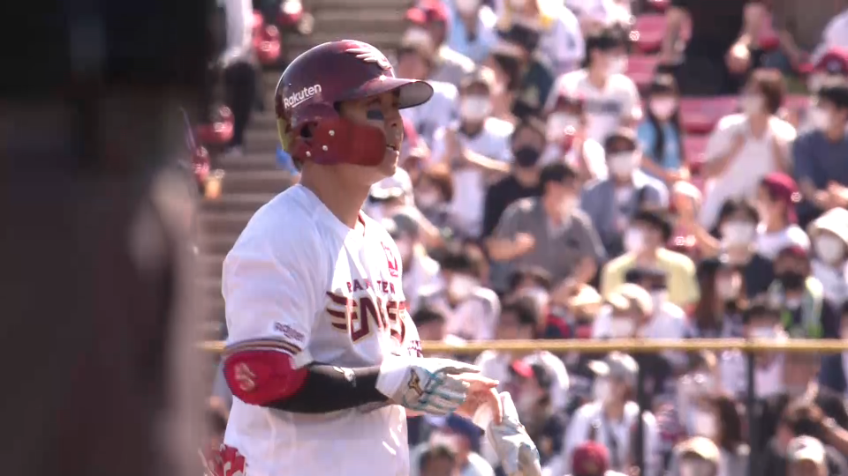 2回裏・E鈴木大地 久しぶりの出場で存在感!! 先制のタイムリー2ベース!!