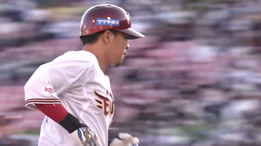 9回裏・E浅村栄斗 レフトスタンドへ叩き込む!! 第8号ソロホームラン!!