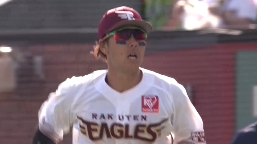 7回表・E鈴木大地 鋭い当たりに横っ飛びファインプレー!! エースの好投を盛り立てる!!