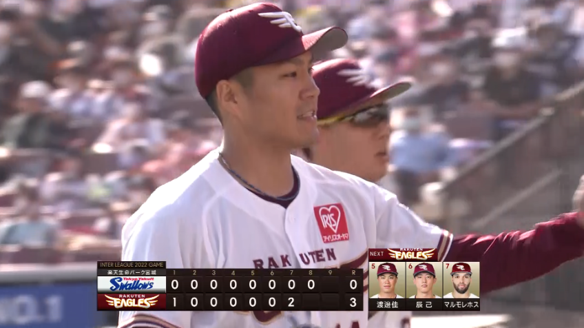 8回表・E則本昂大 8回114球6奪三振無失点の好投を見せる!!