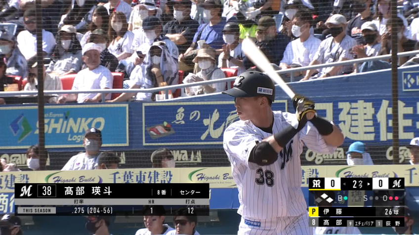 2回裏・M高部瑛斗 先制のタイムリーヒットを放つ!!