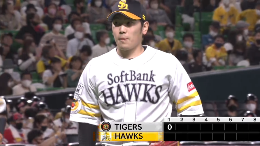 1回表・H石川柊太 最後はストレートで3球三振!! 初回を3者凡退に抑える!!