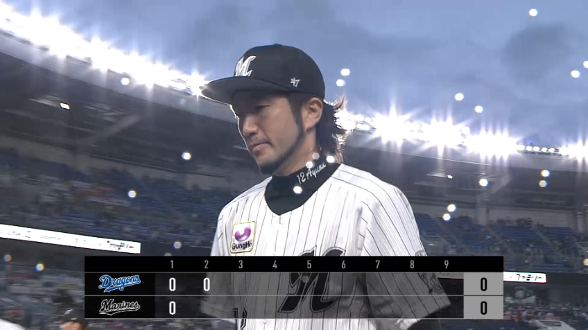 2回表・M石川歩 最後はダブルプレーに!! 1アウト満塁のピンチを切り抜ける!!