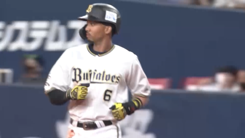 4回裏・B宗佑磨 10試合連続ヒット!! タイムリーヒットを放ちリードを広げる!!