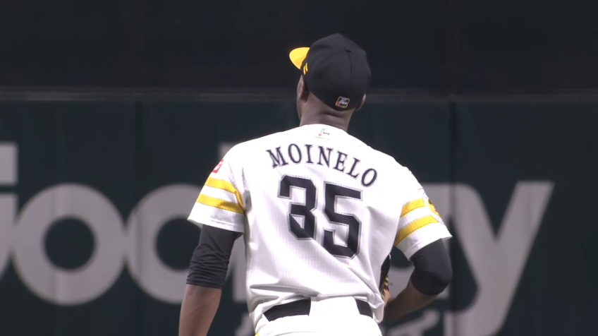 9回表・Hモイネロ 最後は空振り三振に!! 1点のリードを守り抜き勝利!!