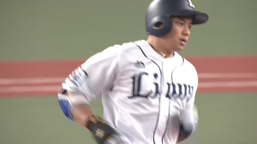 8回裏・L呉念庭 バックスクリーン右へ!! 追撃の今季3号ソロホームラン!!