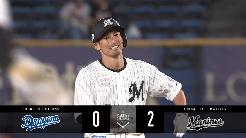 7回裏・M荻野貴司 今季初となるタイムリーヒットで待望の追加点をもたらす!!