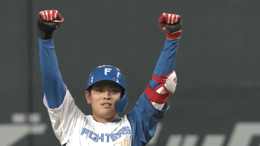 1回裏・F野村佑希 16打席ぶりのヒットはタイムリー2ベースヒット!!