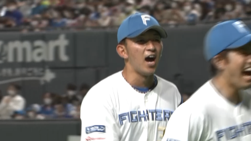 7回表・F柿木蓮 プロ初登板を見事10球で3者凡退に抑える!!