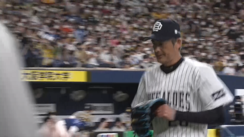 8回表・B能見篤史 今季初登板も10球で無失点に抑える!!