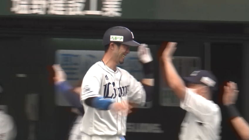 3回裏・L外崎修汰 今季第3号となる2ランホームランを放つ!!