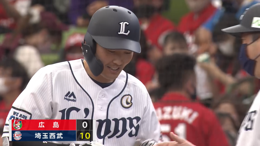 5回裏・L源田壮亮 2打席連続となるタイムリーヒットを放つ!!